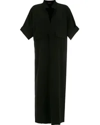 OLYMPIAH Kleid mit Schlitz Schwarz