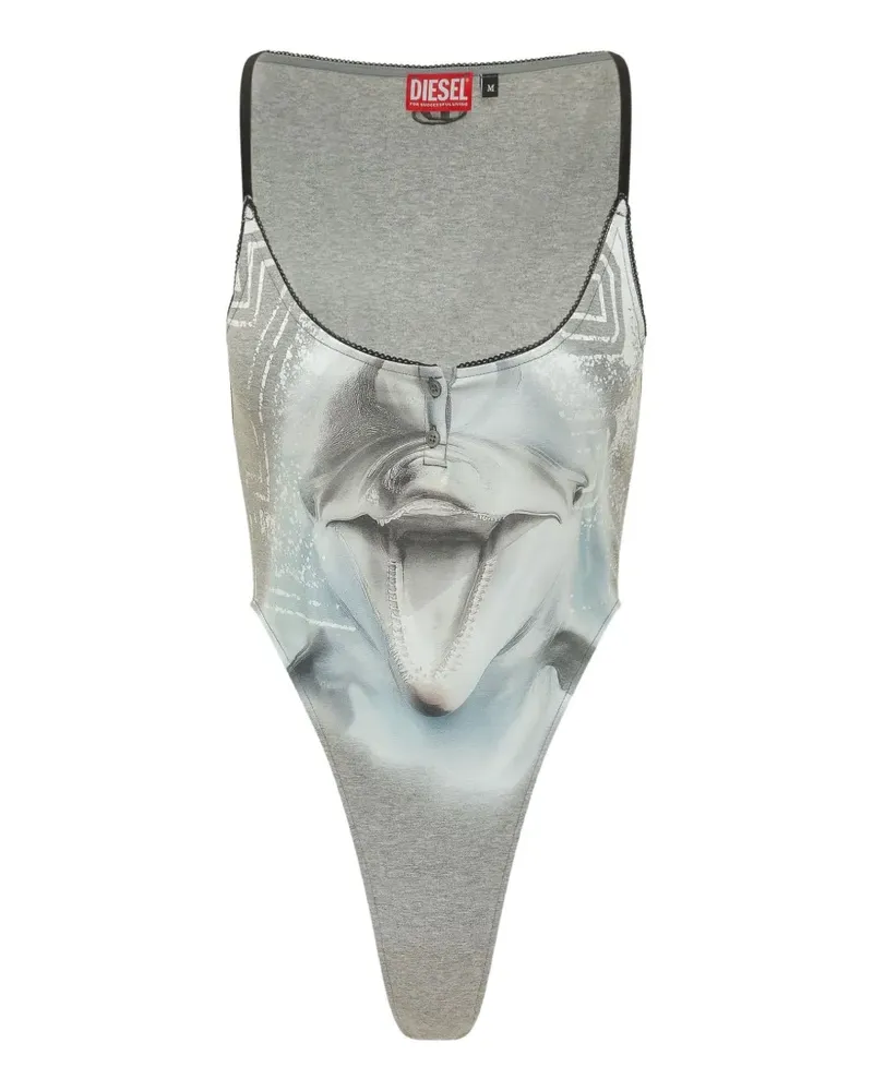 Diesel T-Ameris-S1 sleeveless top - Silber Silber