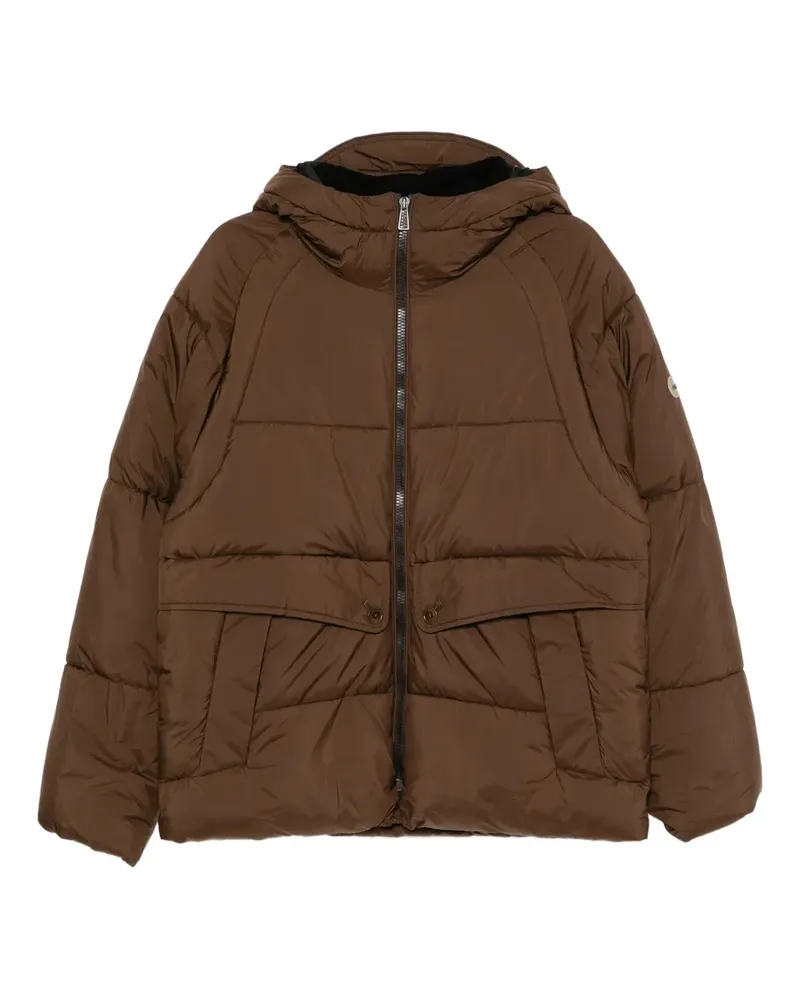 Paul Smith Gefütterte Jacke mit Logo-Patch - Braun Braun