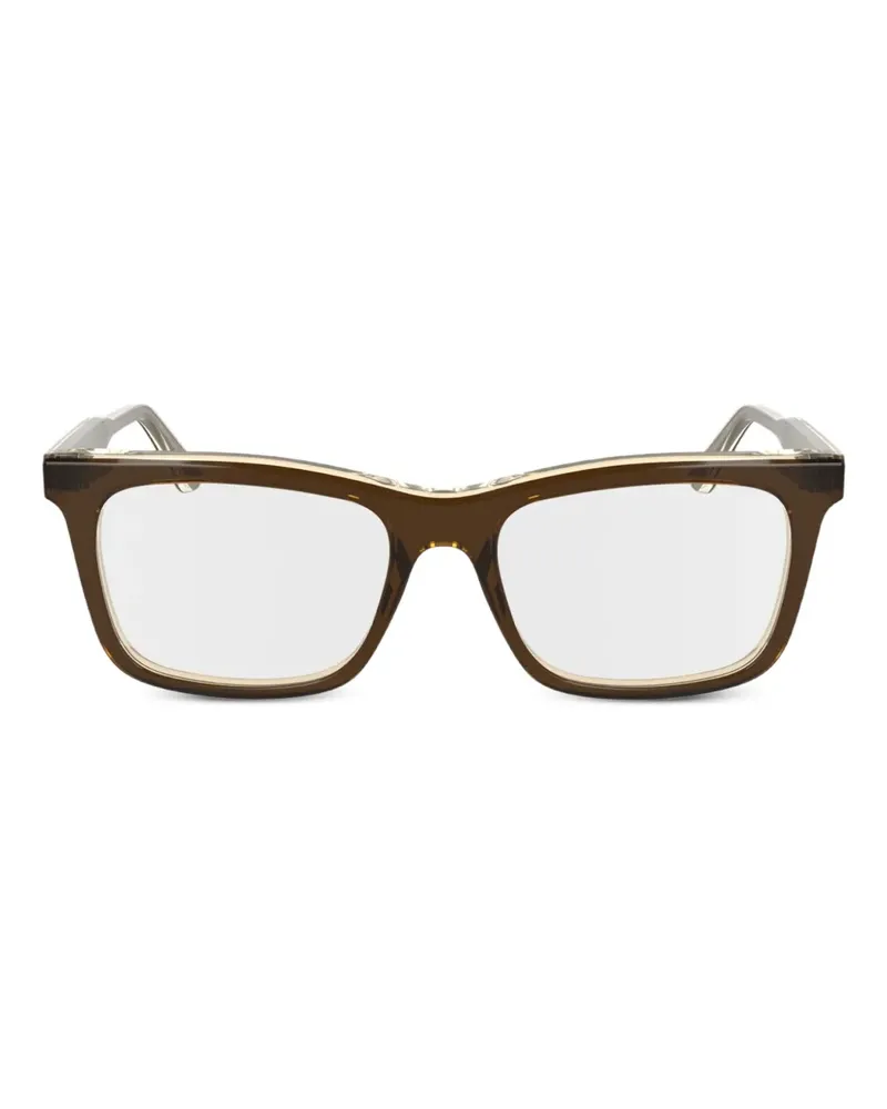 Calvin Klein Brille mit eckigem Gestell - Braun Braun