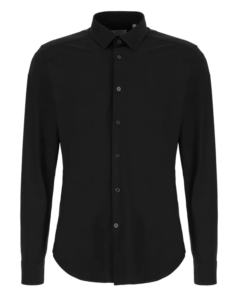Corneliani Klassisches Hemd - Schwarz Schwarz