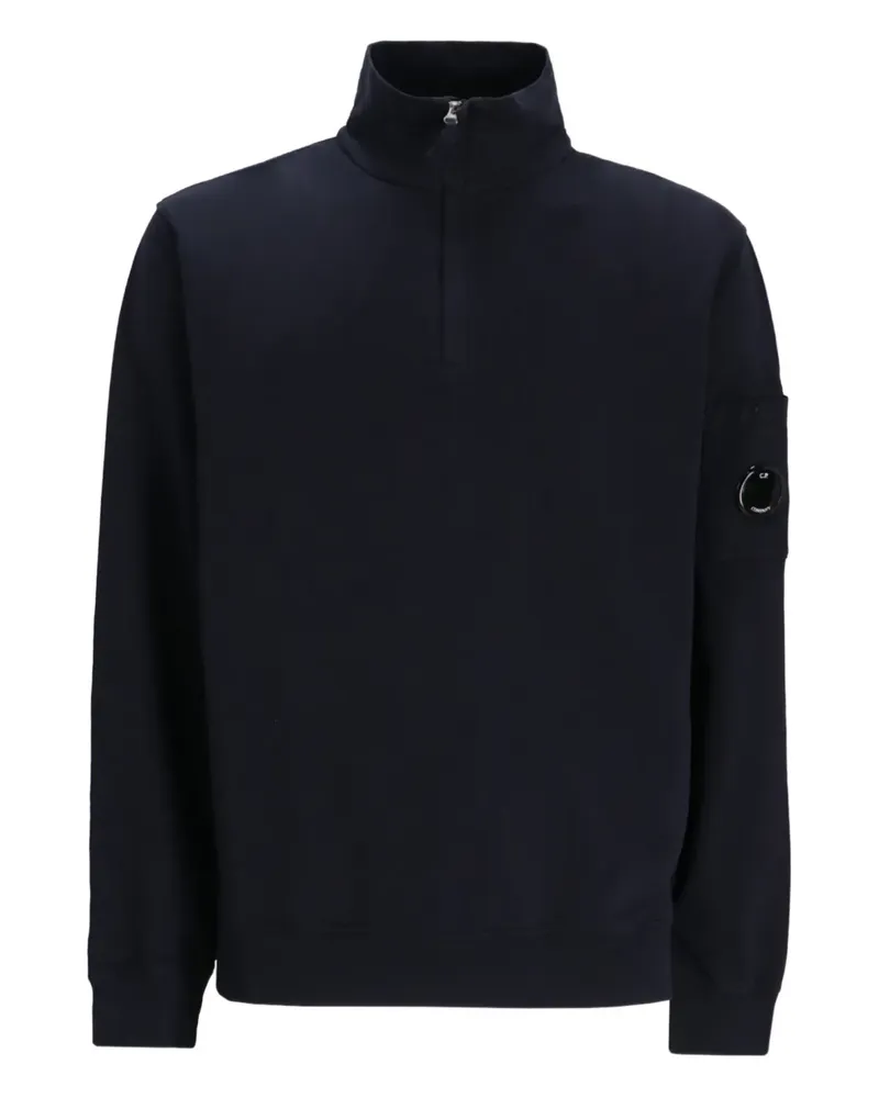 C.P. Company Sweatshirt mit Reißverschlusstaschen - Blau Blau