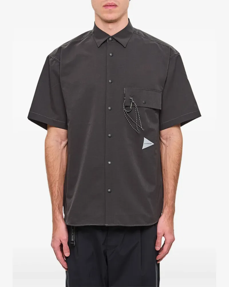 and wander Hemd im Utility-Look - Grau Grau