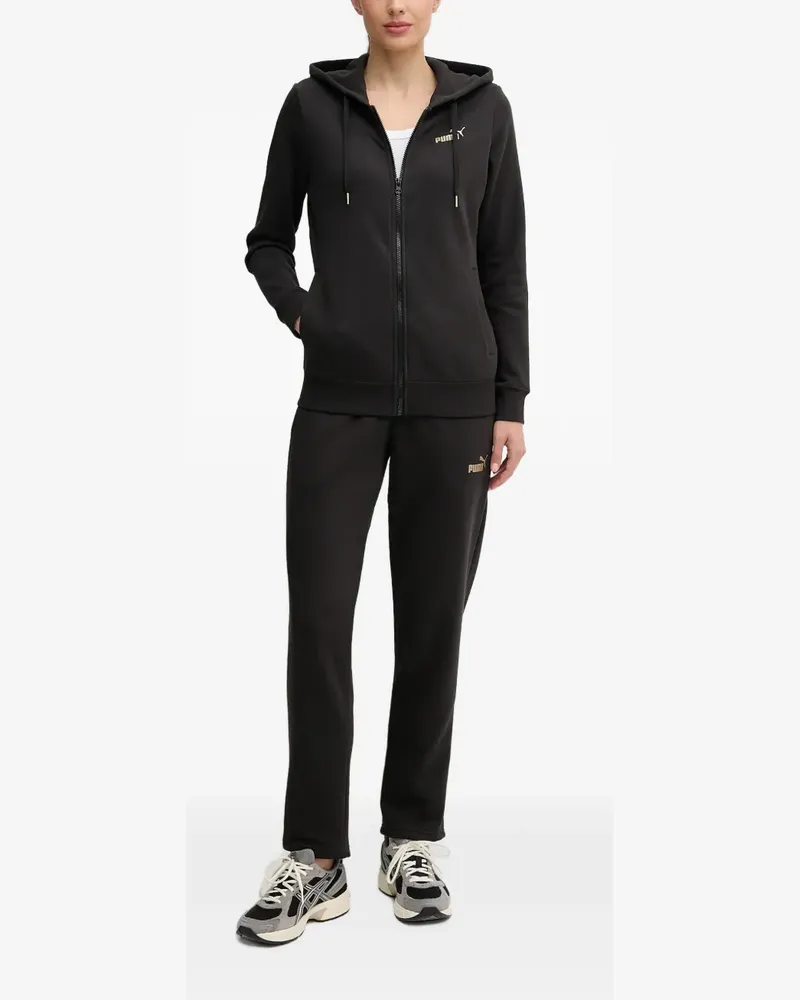 Puma Jogginganzug mit Logo-Print - Schwarz Schwarz