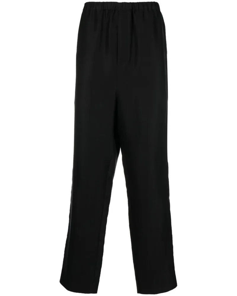 Saint Laurent Tapered-Hose mit hohem Bund - Schwarz Schwarz
