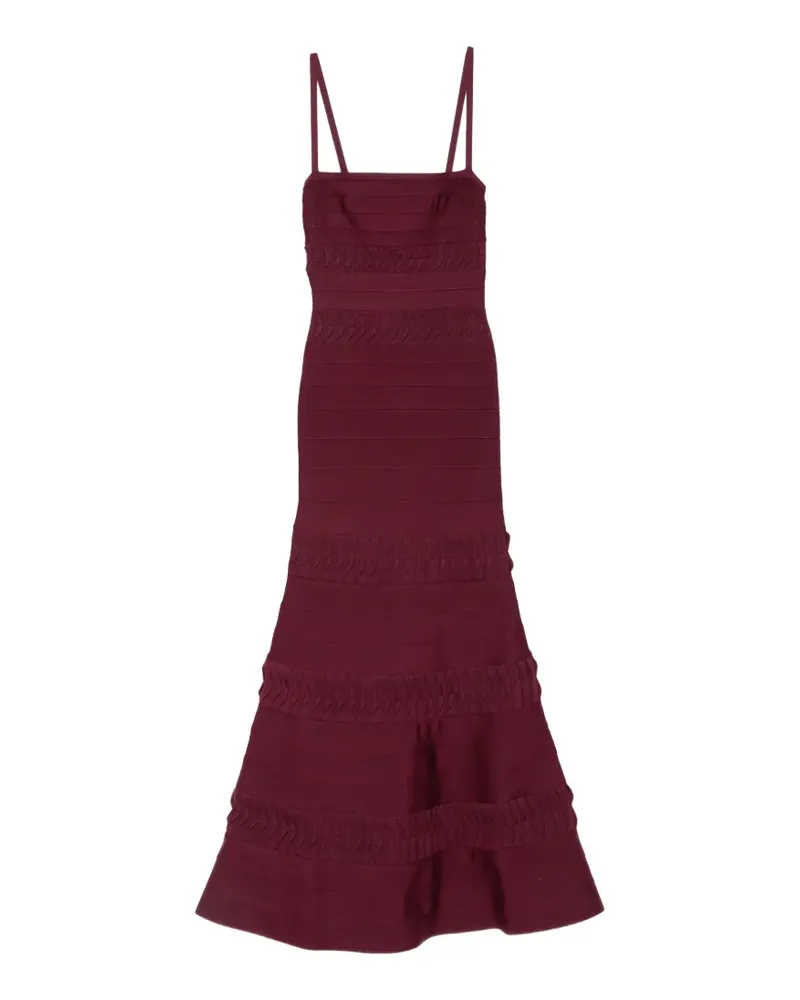 Hervé Léger Caitlin bandage maxi gown - Rot Rot