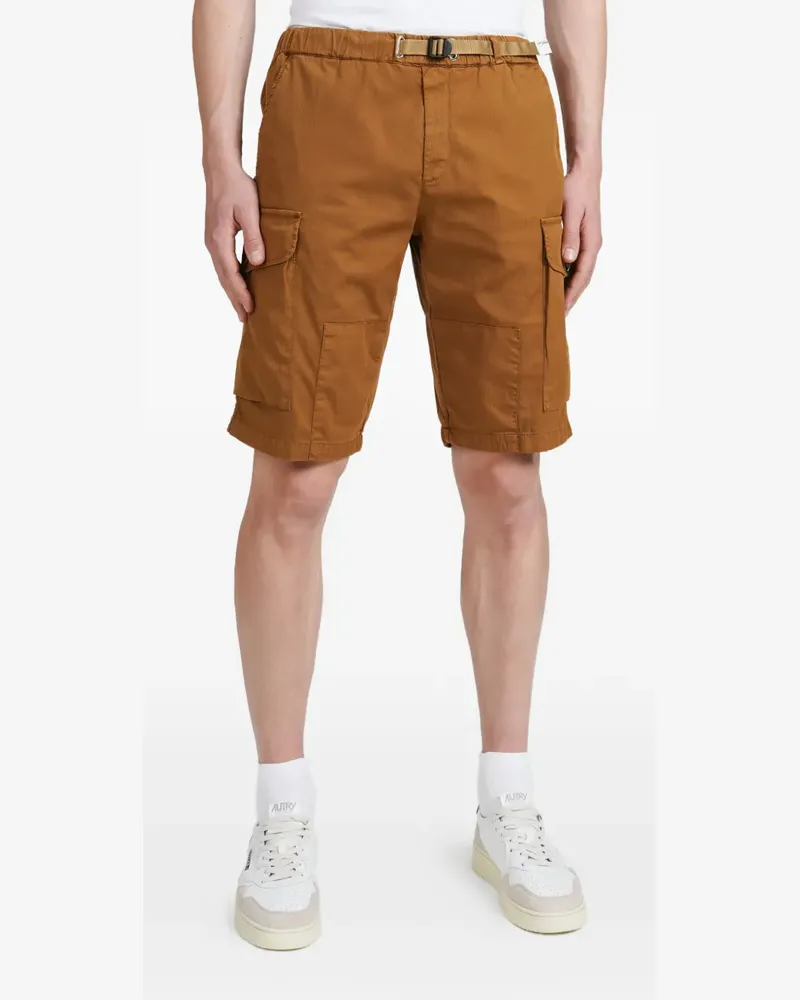 PLAN C belted cargo shorts - Braun Braun