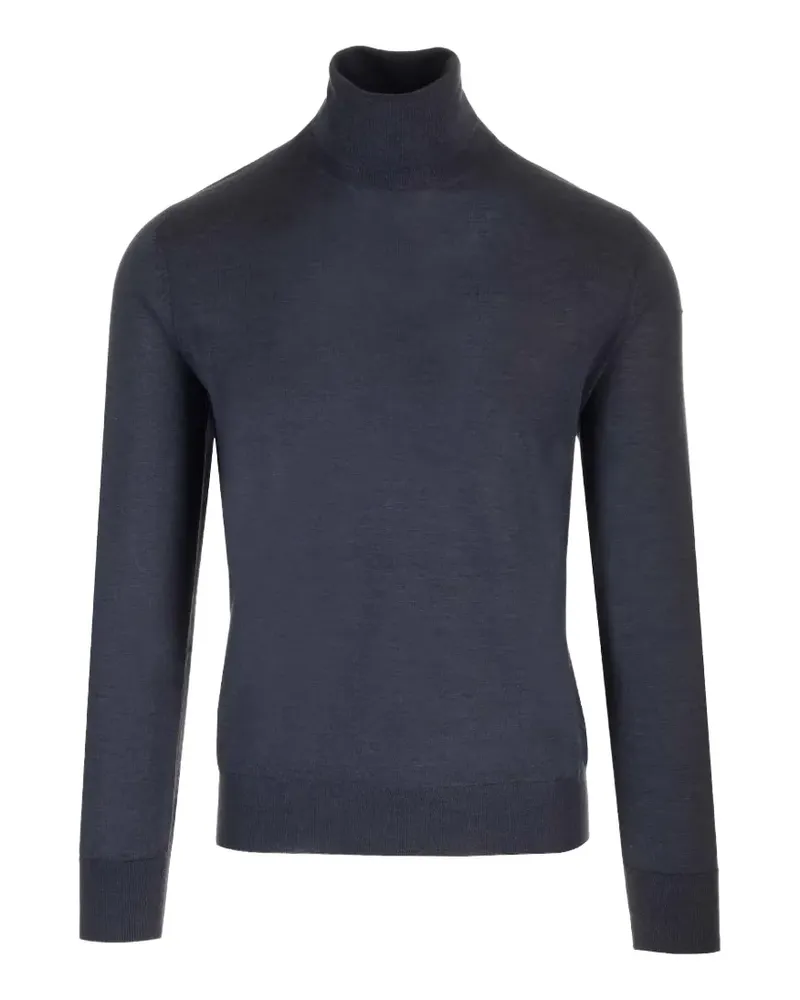Al Duca D’Aosta 1902 Dolcevita fine-knit roll-neck sweater - Blau Blau