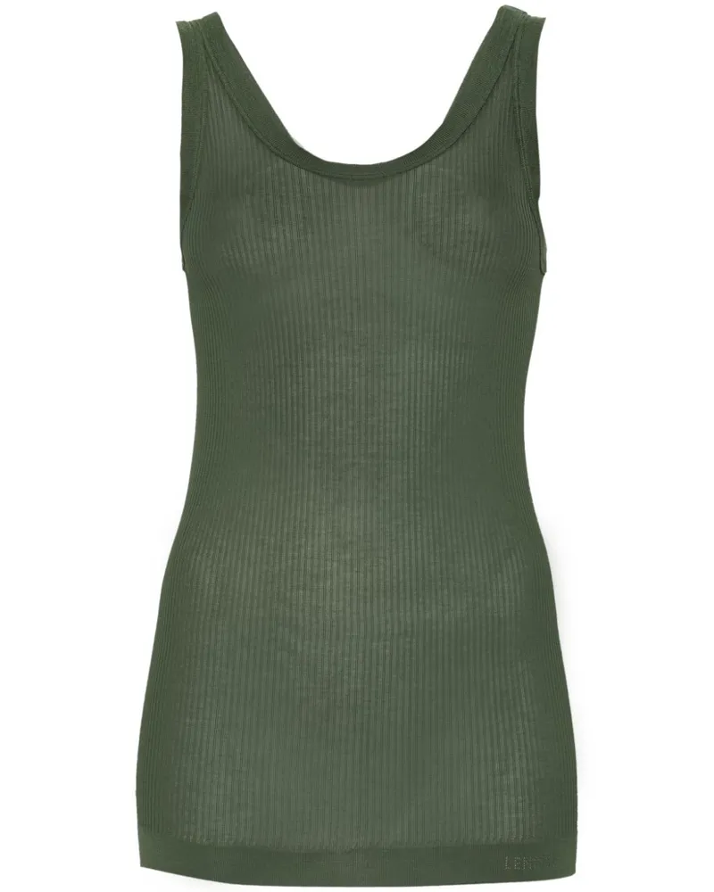 Christophe Lemaire Semi-transparentes Tanktop - Grün Grün