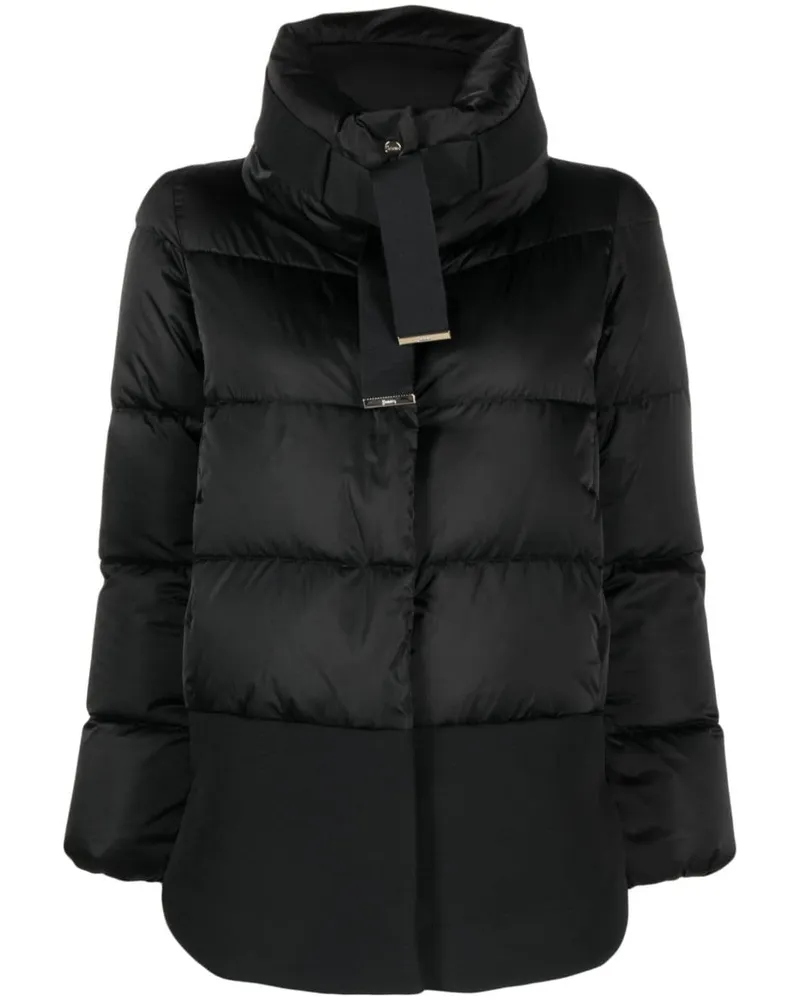 Herno Daunenjacke mit Stehkragen - Schwarz Schwarz