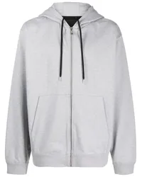 Prada Hoodie aus Re-Nylon Grau