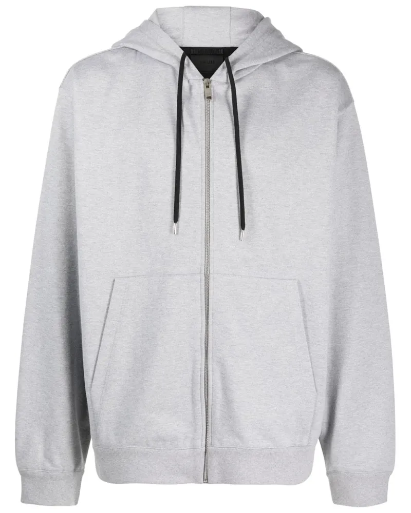 Prada Hoodie aus Re-Nylon Grau