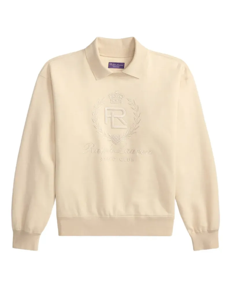 Ralph Lauren Speed Club Pullover mit Logo-Stickerei - Nude Nude