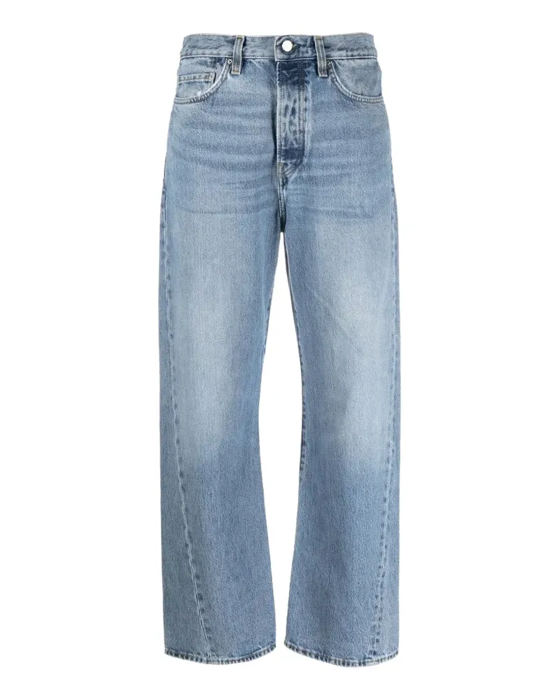 Totême Jeans-Strampler mit verdrehter Naht - Blau Blau