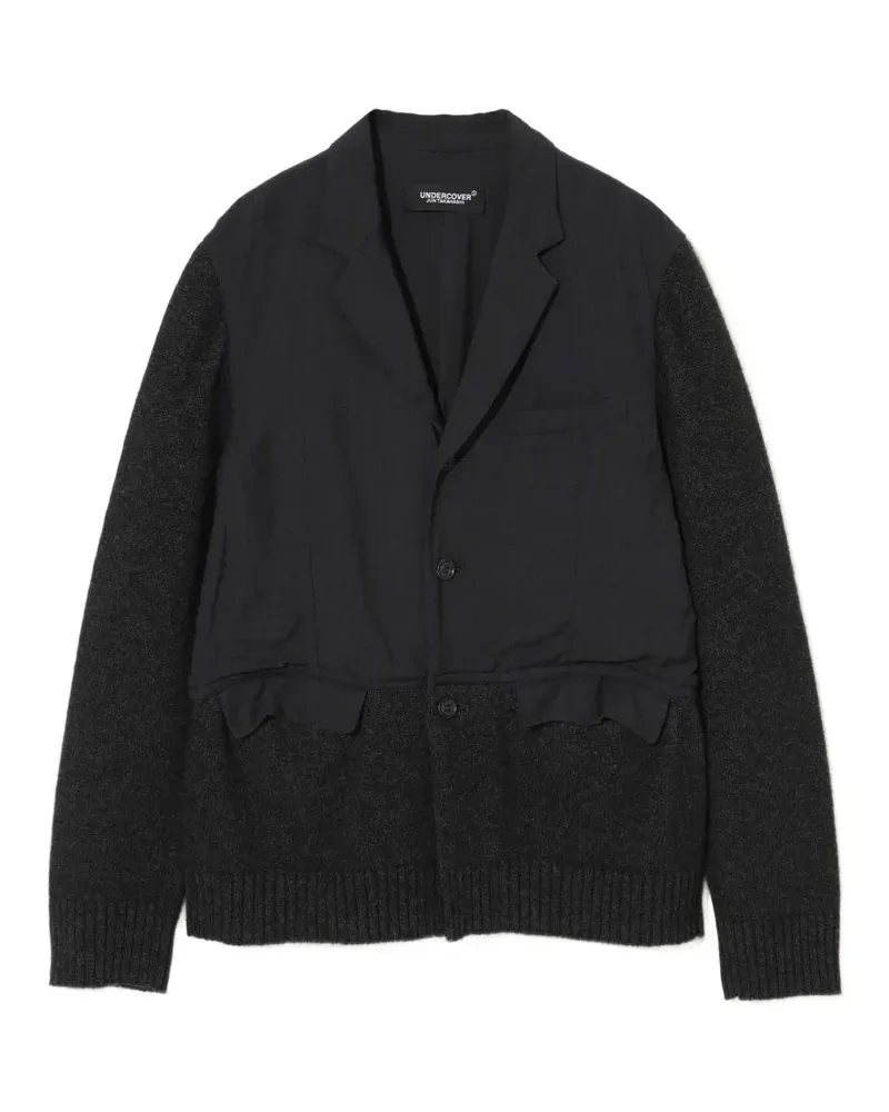 Undercover panelled-design cardigan - Schwarz Schwarz