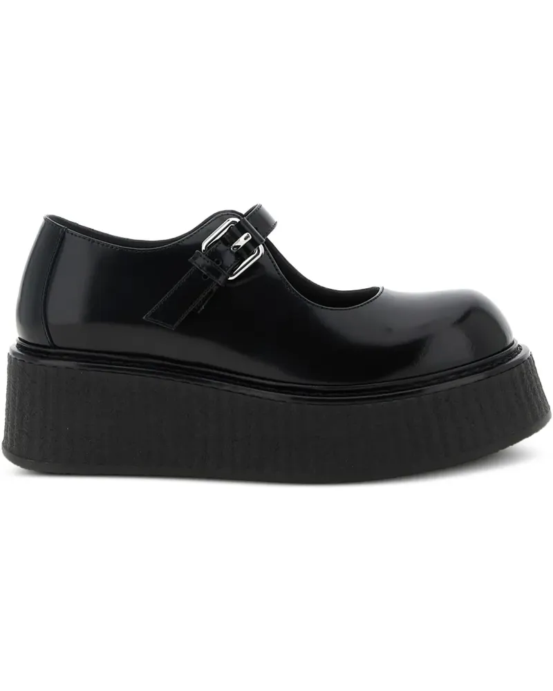 Moschino Olivia Ballerinas mit Plateau - Schwarz Schwarz