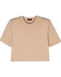 WARDROBE.NYC T-Shirt mit Schulterpolstern Nude