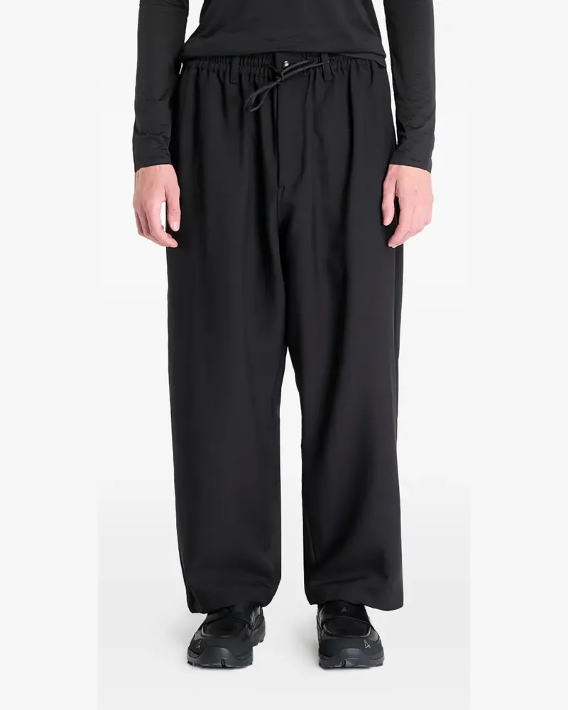 Y-3 3-stripes drawstring trousers - Schwarz Schwarz