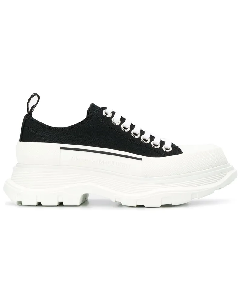 Alexander McQueen Flatform-Sneakers - Schwarz Schwarz