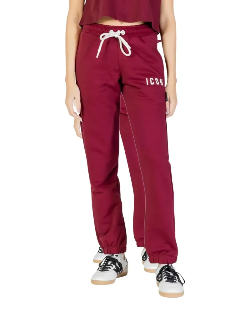 Icon Brand logo-print track pants - Rot Rot