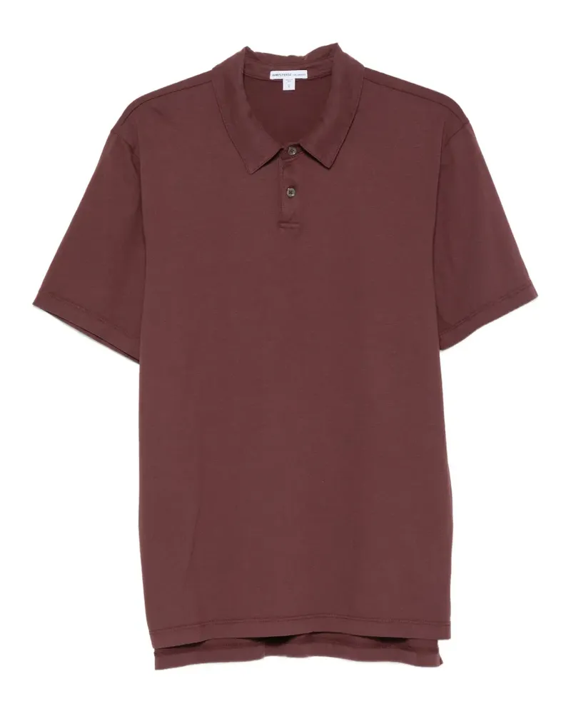 James Perse Poloshirt mit kurzen Ärmeln - Violett Violett