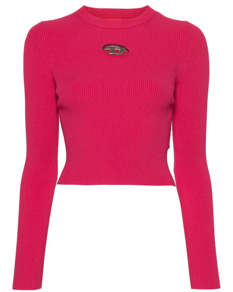 Diesel M-Valary Pullover mit Logo Rosa