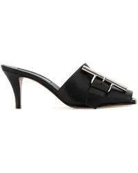 Alexander McQueen 70mm leather mules Schwarz