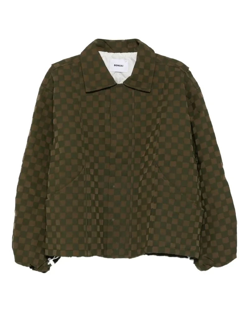 BONSAI Puff Chess Bomberjacke - Grün Grün