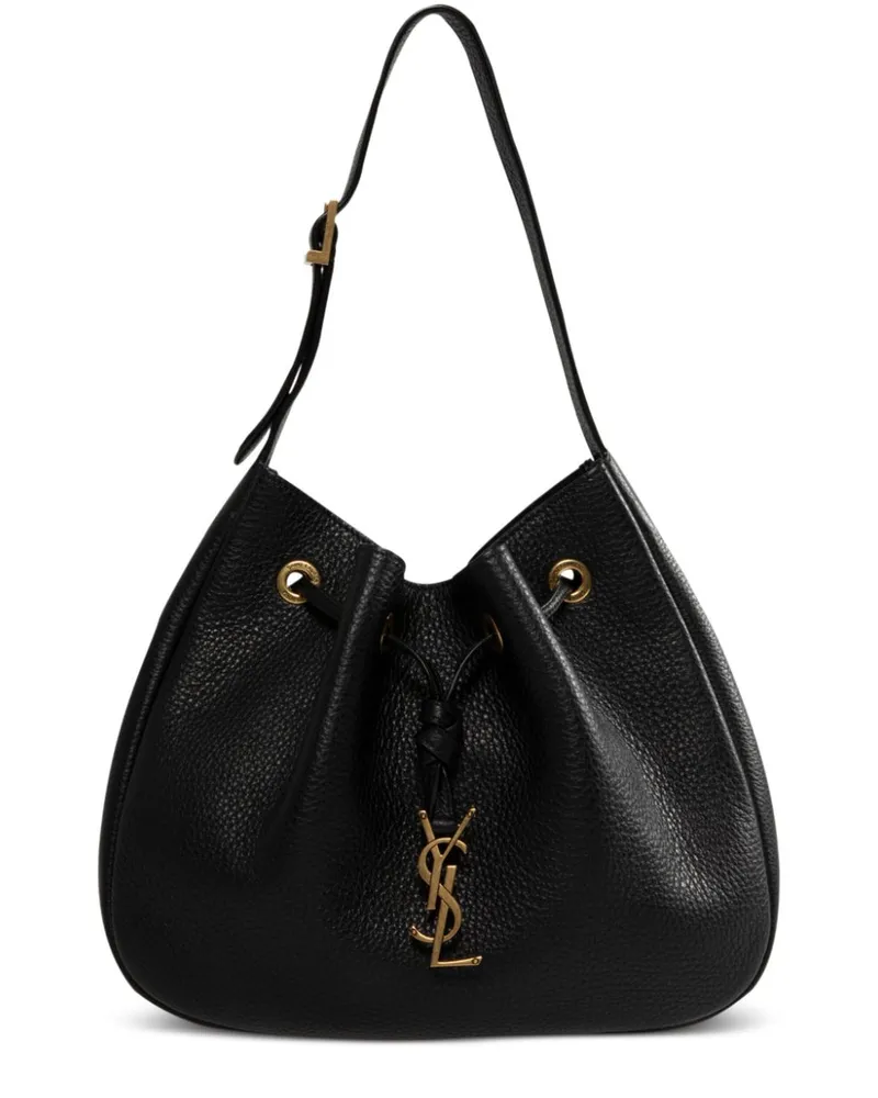 Saint Laurent Kleine Paris VII Beuteltasche - Schwarz Schwarz