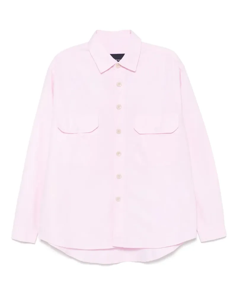 PLAN C Klassisches Hemd - Rosa Rosa
