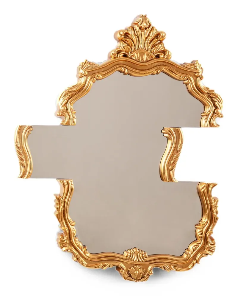 Seletti Tetris Spiegel mit Rahmen - Gold Gold