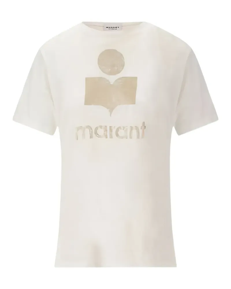 Isabel Marant T-Shirt mit Logo-Print - Nude Nude