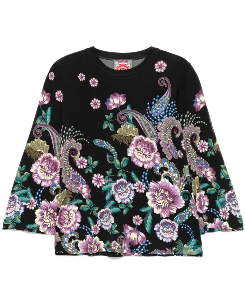 Johnny Was The Janie Favourite T-Shirt - Schwarz Schwarz