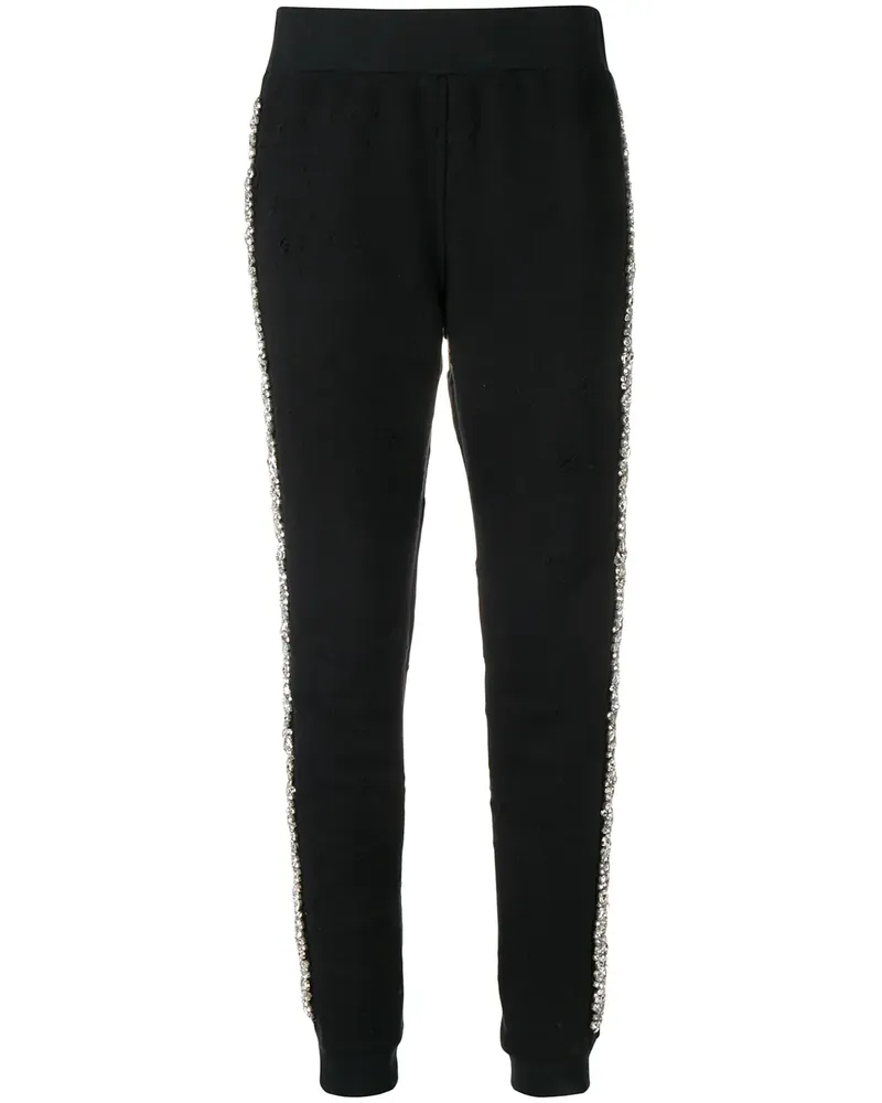 Philipp Plein Rock PP' Jogginghose - Schwarz Schwarz