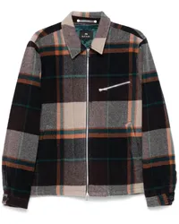 Paul Smith Karierte Hemdjacke Braun