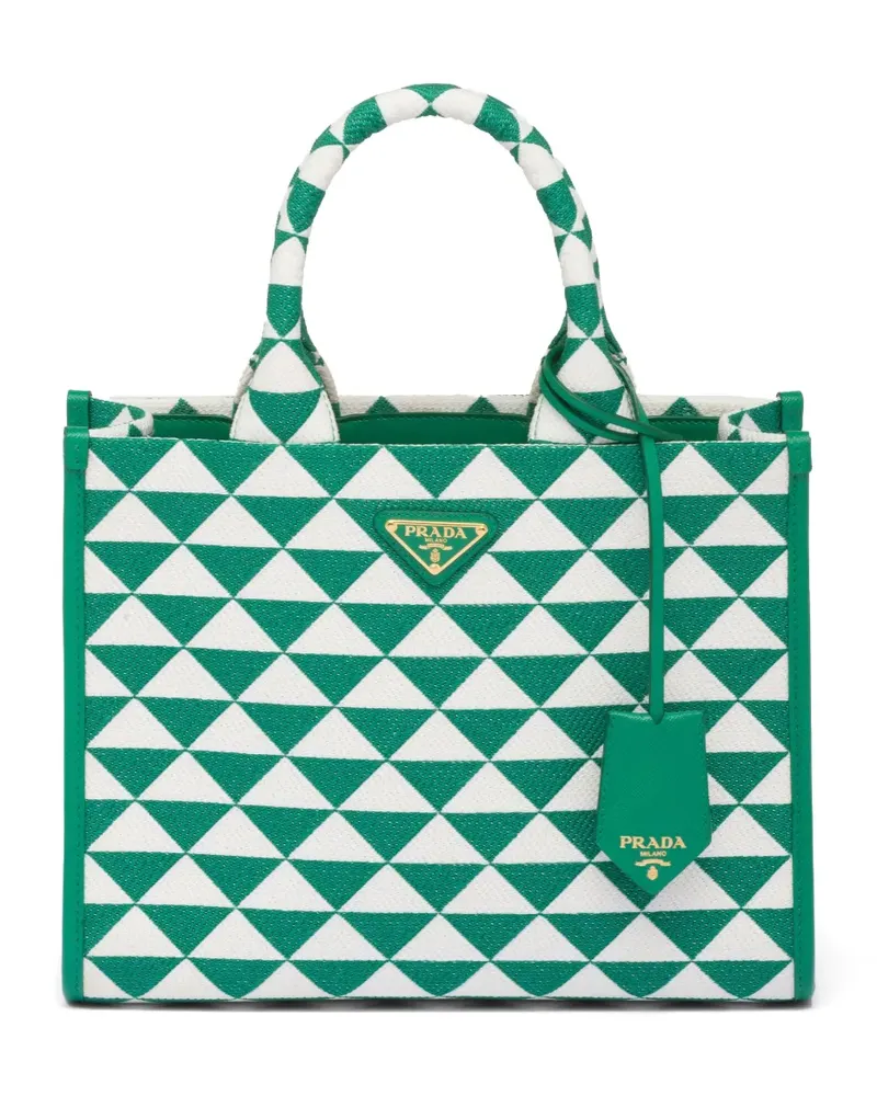 Prada Kleine  Symbole Handtasche - Grün Grün