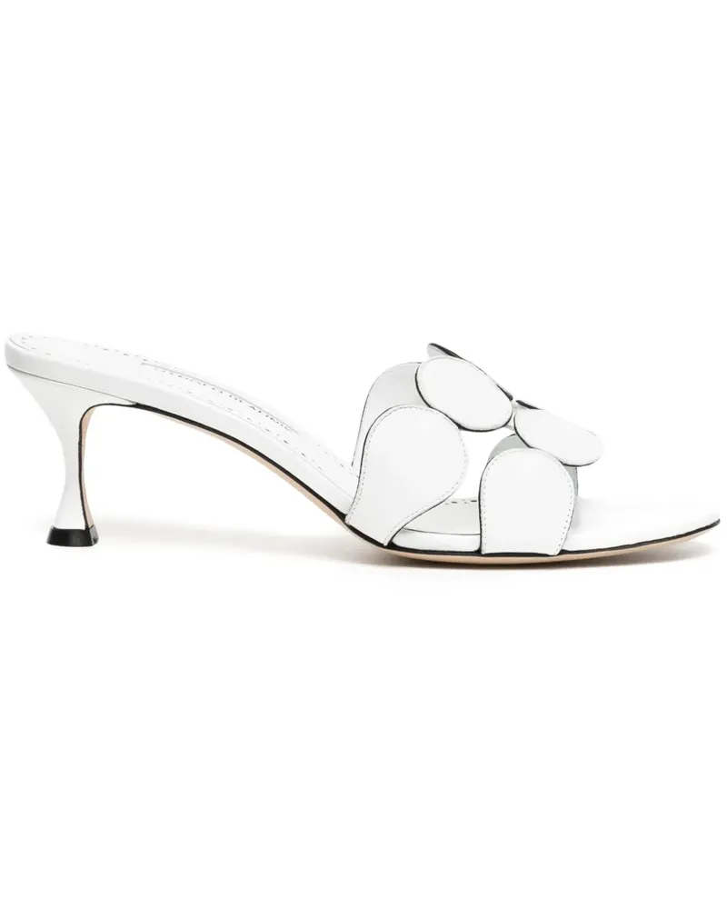 Manolo Blahnik Klassische Sandalen 60mm - Weiß Weiß