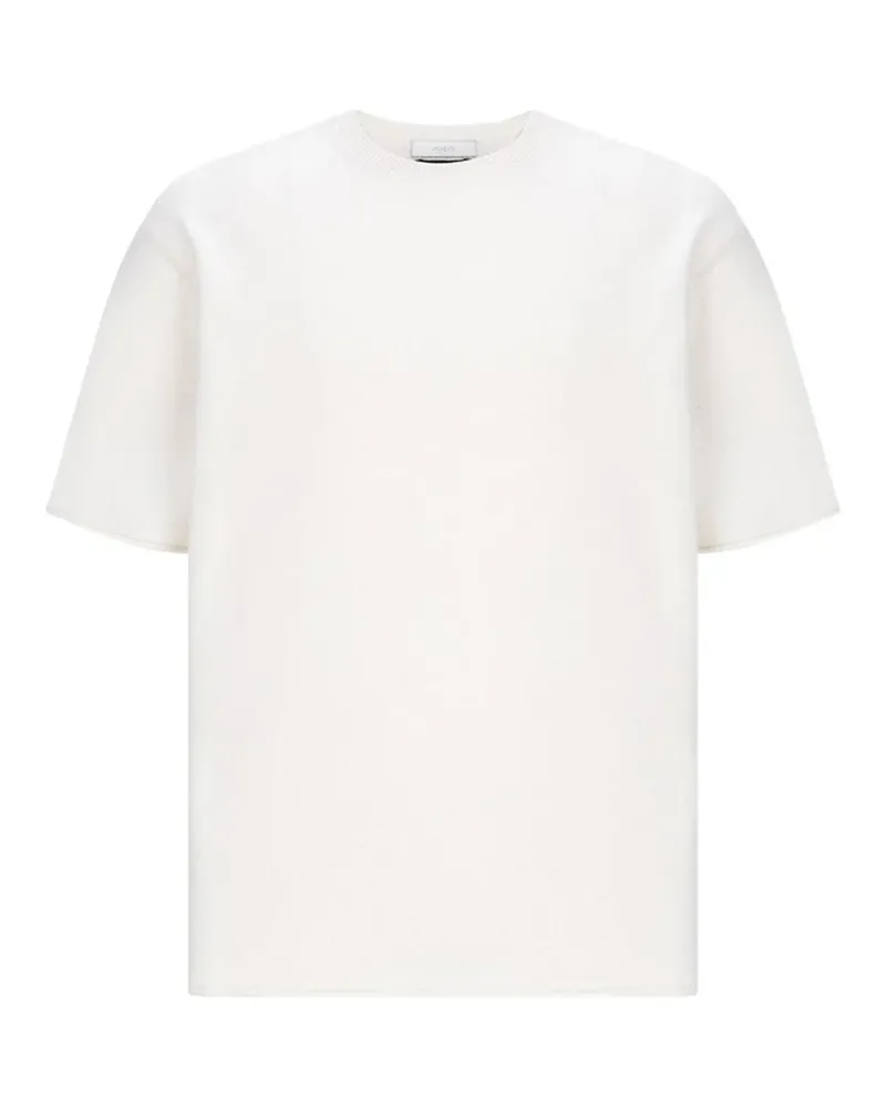 AMOMENTO loose half-sleeve t-shirt - Weiß Weiß