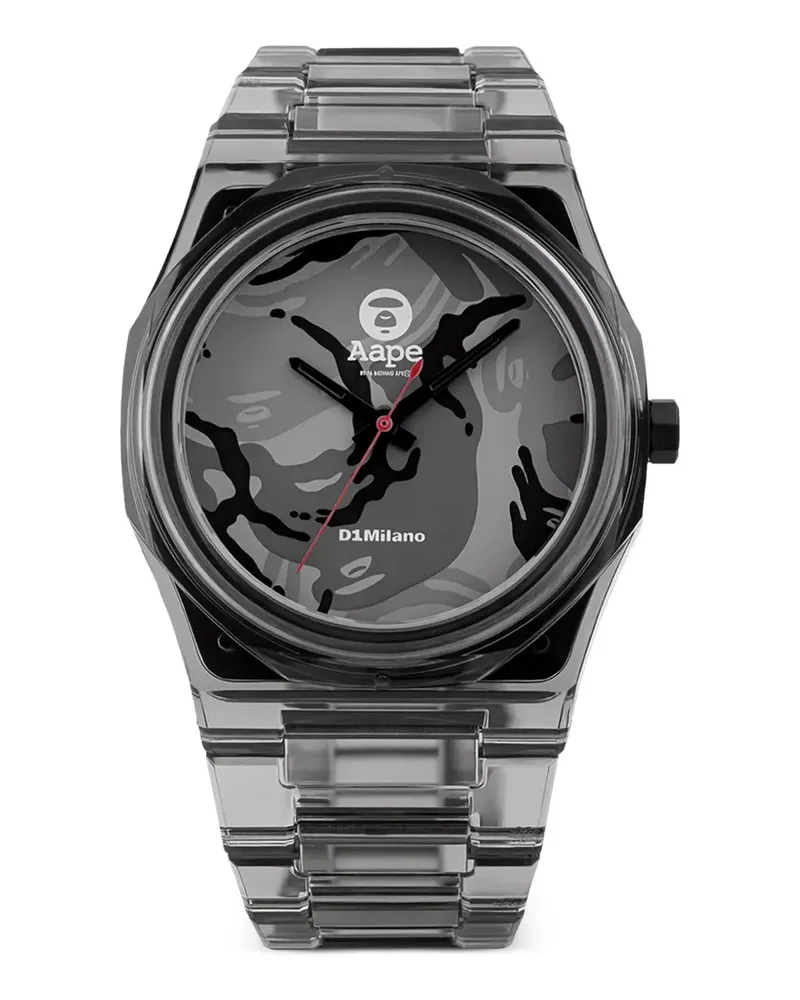 D1 Milano x Aape Camouflage Armbanduhr 39mm - Grau Grau