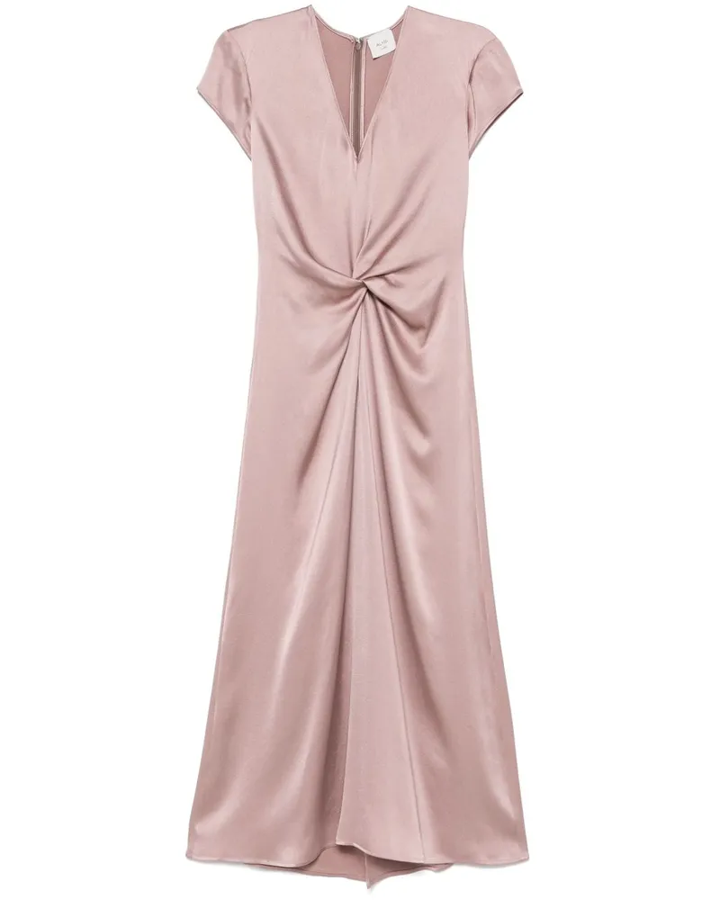 ALYSI Maxikleid aus Satin - Rosa Rosa