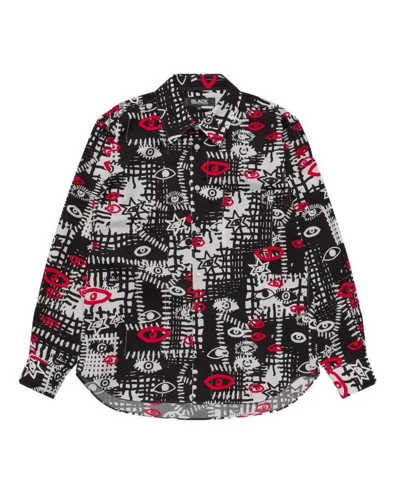 Comme des Garçons graphic-print shirt - Schwarz Schwarz