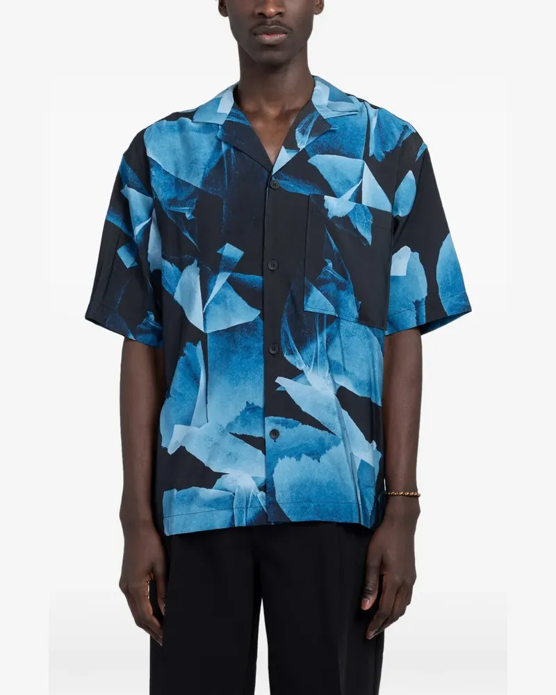 Minimum Rhodes short-sleeve shirt - Blau Blau