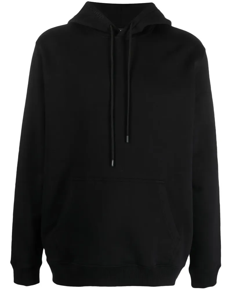 Dondup Hoodie mit Logo-Stickerei - Schwarz Schwarz