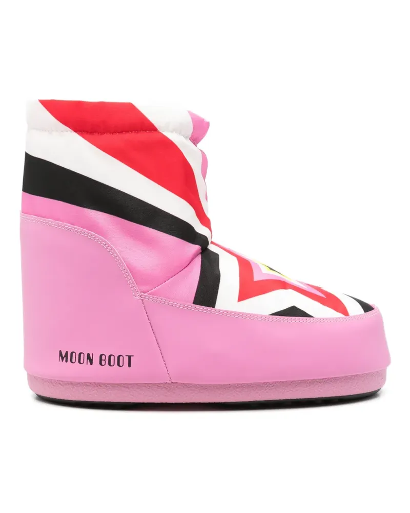 Moon Boot Icon Low Comet Skistiefel - Rosa Rosa