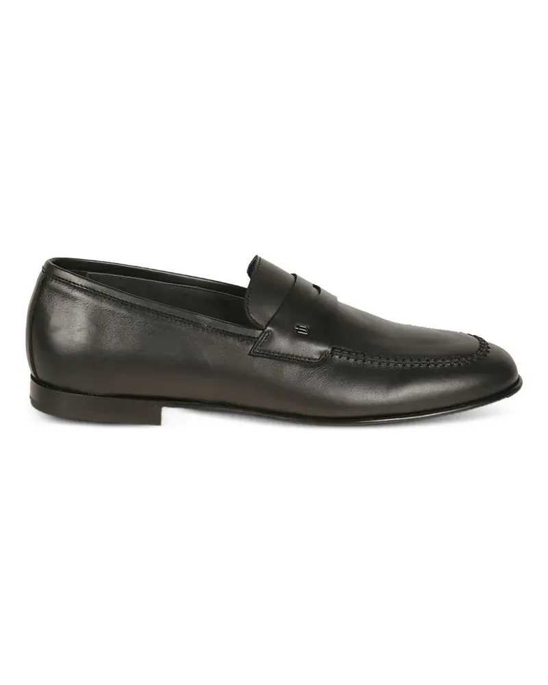 Baldinini leather penny loafers - Schwarz Schwarz