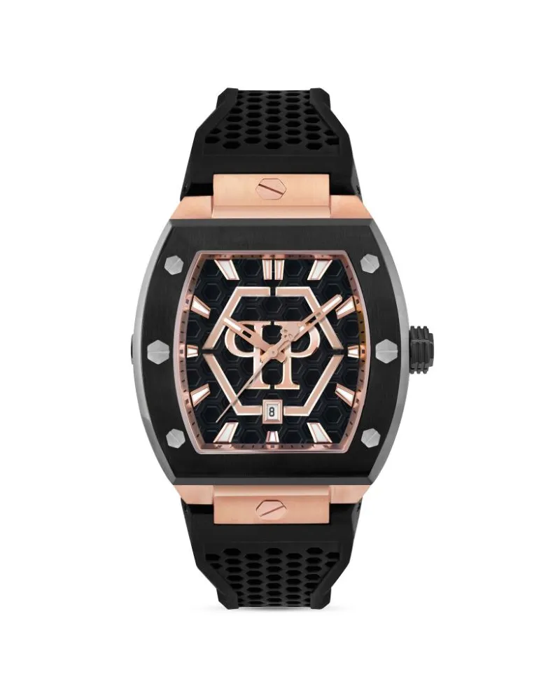Philipp Plein The Hexagon Phantom 44mm - Schwarz Schwarz