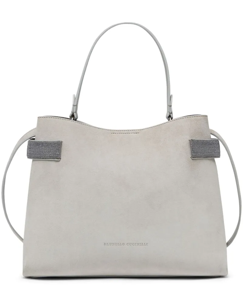 Brunello Cucinelli Essence Tote Bag - Grau Grau