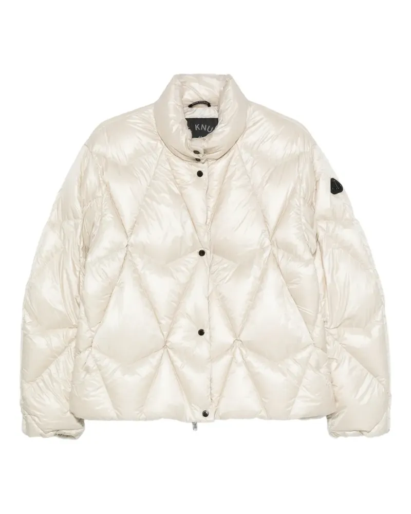 Moose Knuckles Wattierte Iceberg Jacke mit Rautensteppung - Nude Nude
