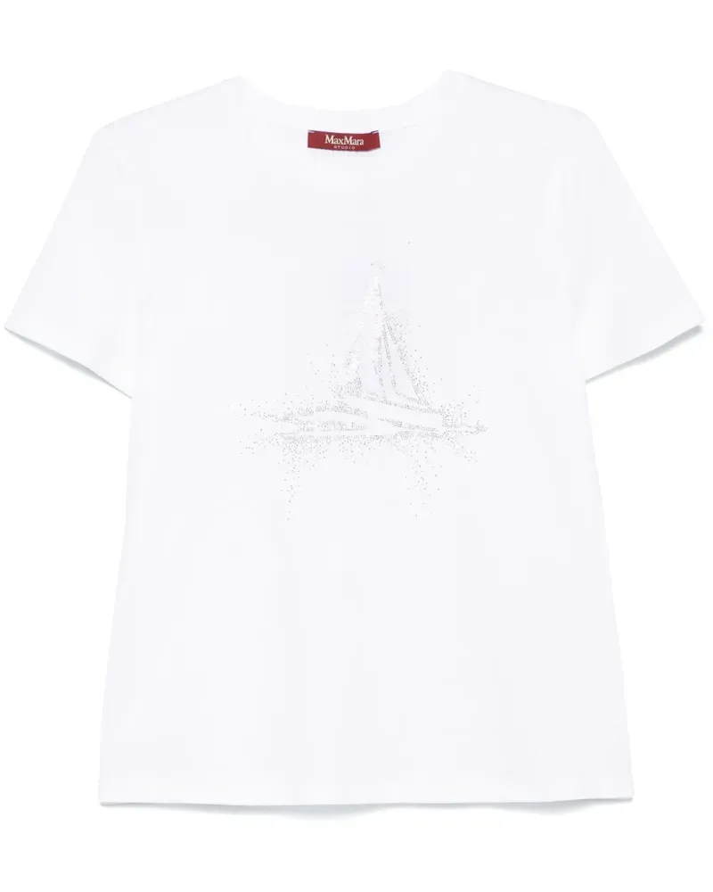Max Mara Laghi T-Shirt - Weiß Weiß