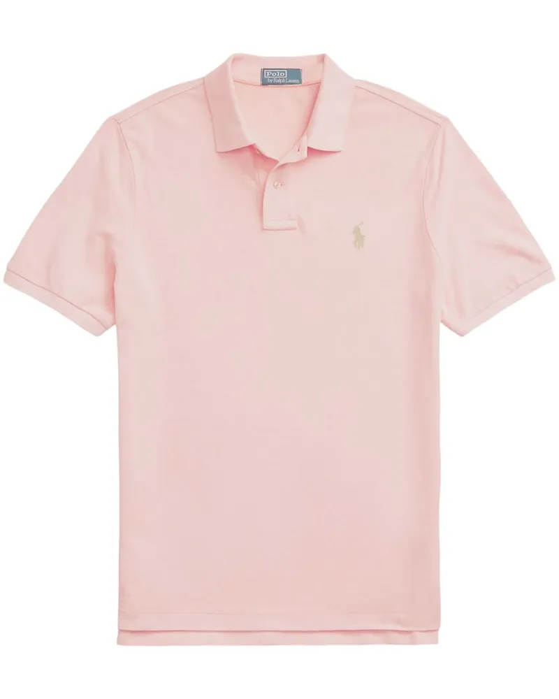 Ralph Lauren Poloshirt mit Polo Pony-Stickerei - Rosa Rosa